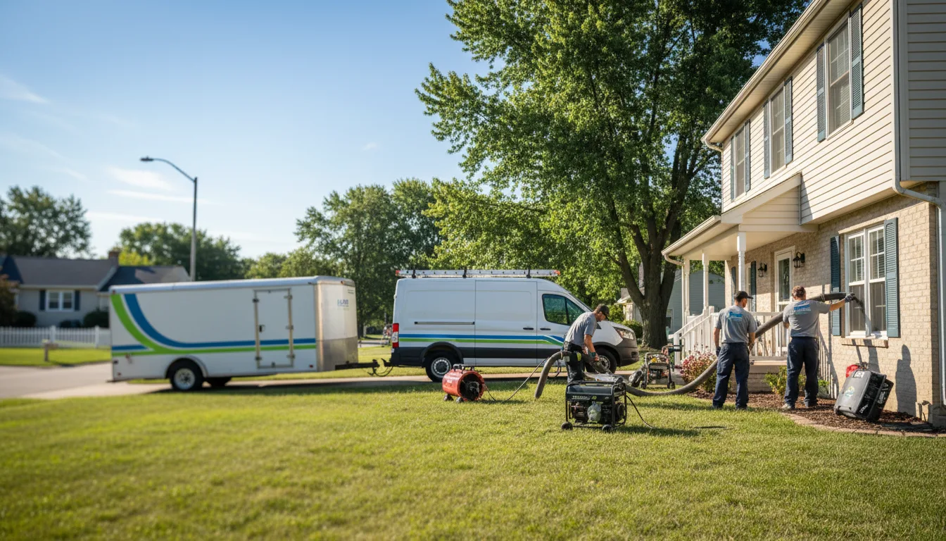 Flooded Basement Restoration And Cleanup With Repair in Seymour, IN near me
